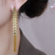 Long Fringe Earrings