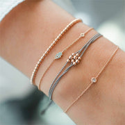 Women's alloy bracelet set