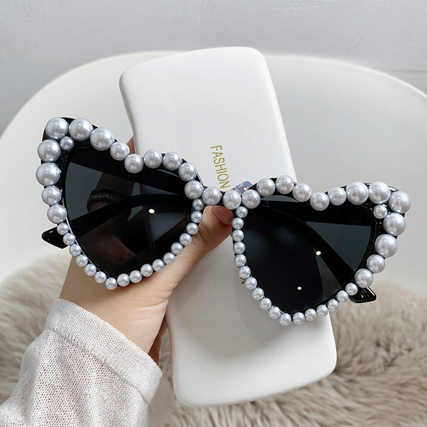 Heart-shaped Pearl Sunglasses