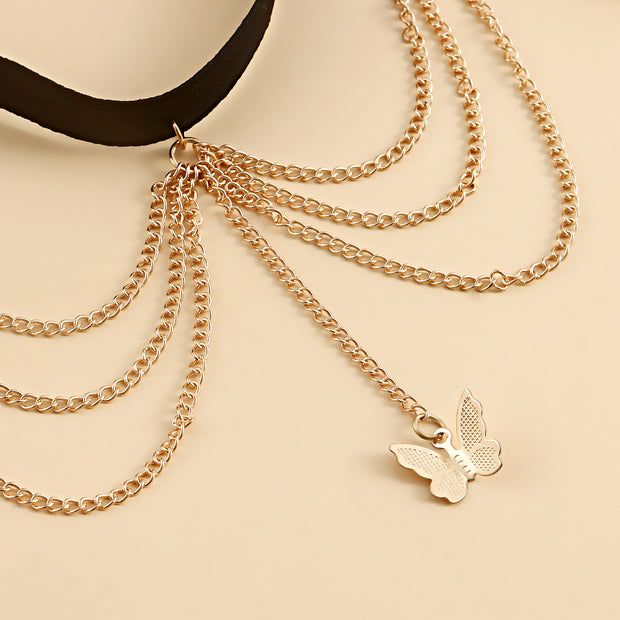 Butterfly Tassel Body Chain