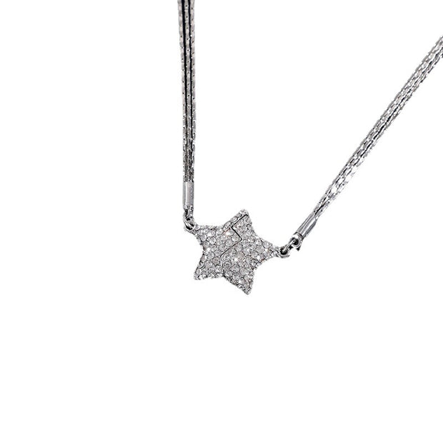 Magnetic Diamond Necklace