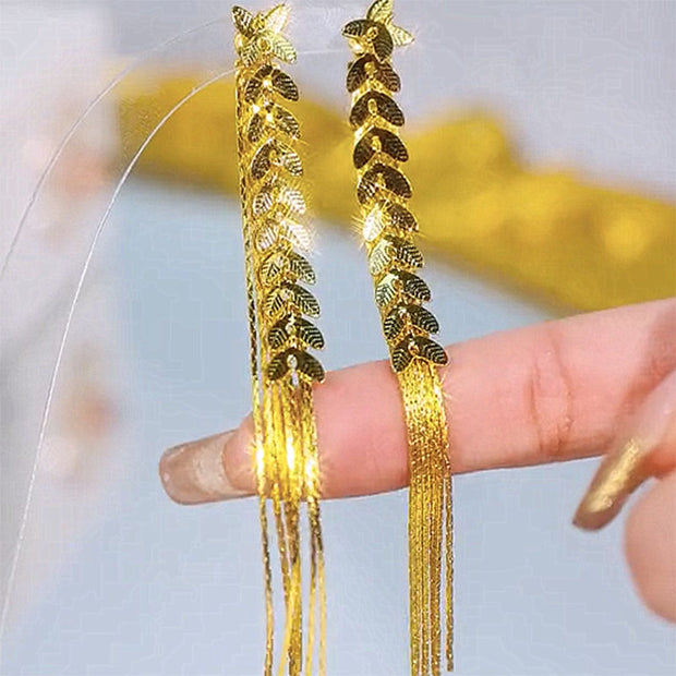 Long Fringe Earrings