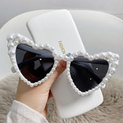 Heart-shaped Pearl Sunglasses