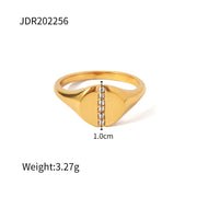 18K Stainless Steel Ring