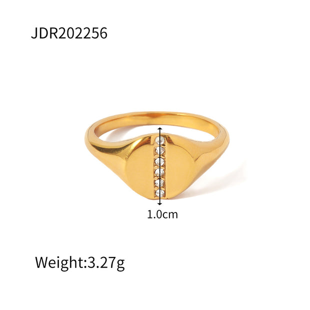 18K Stainless Steel Ring