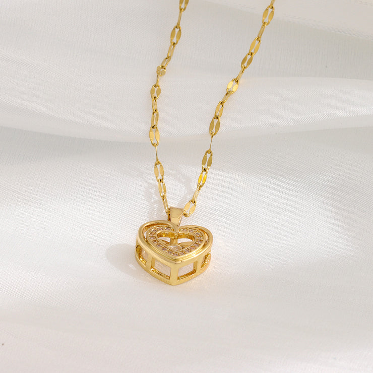 Double-layer Smart Love Pendant