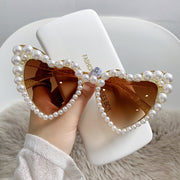 Heart-shaped Pearl Sunglasses