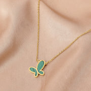 Gold Butterfly Pendant