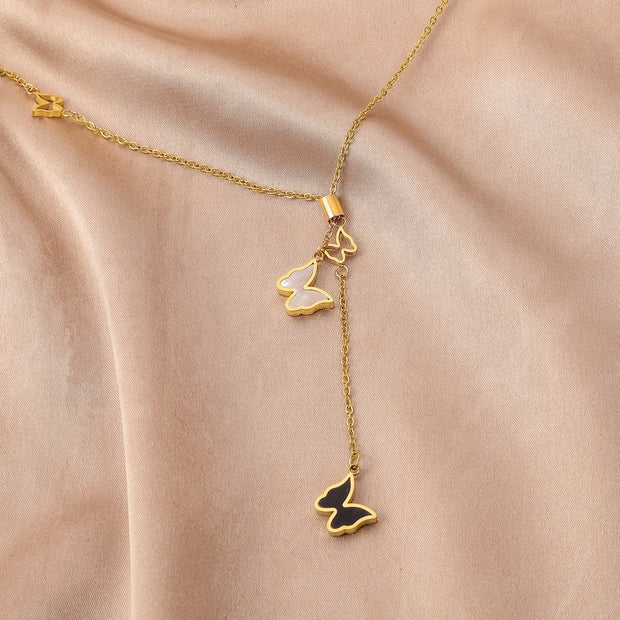 Gold Butterfly Pendant